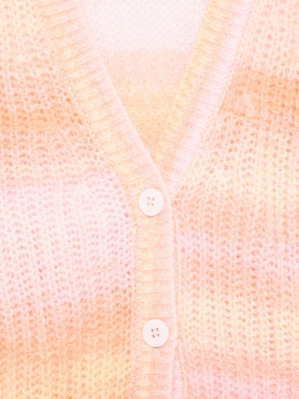 Light pink/multicolor cardigan for girls