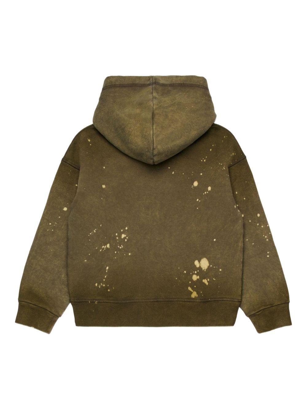 Felpa verde per bambino DQ3009D0AE1 DQ518 Dsquared2 Kids 