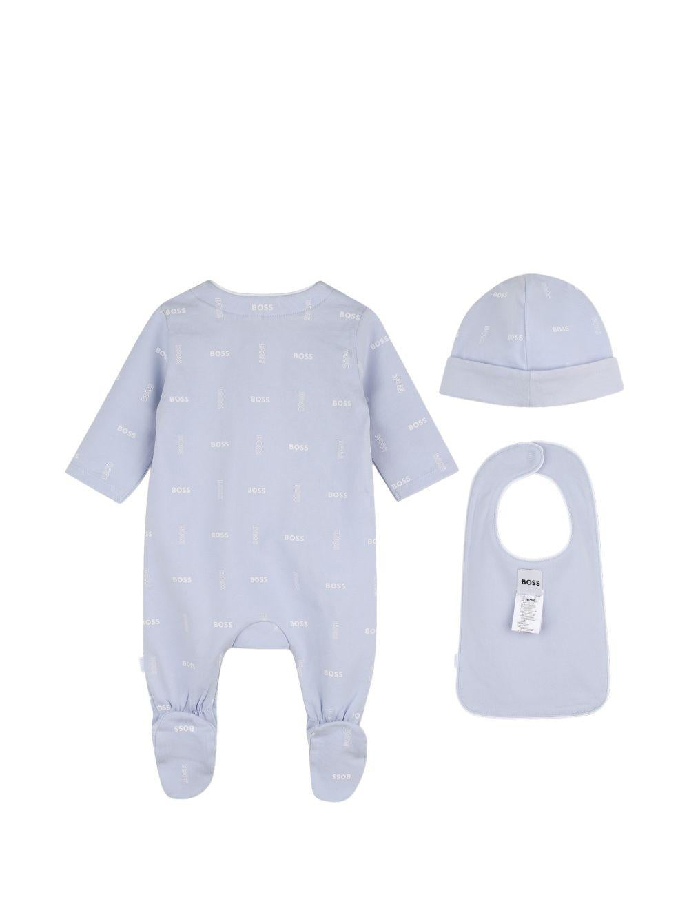 Tutina azzurra per neonato J53045 771 Boss Kids 