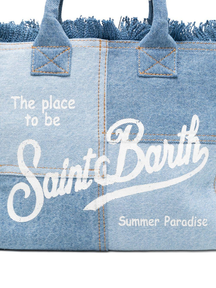 Borsa azzurra chiara per bambina COL0001 00402L MC2 Saint Barth Kids 