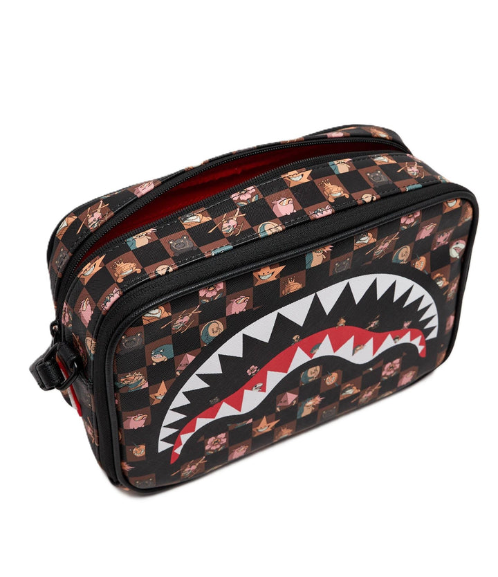 Borsa marrone/nero per bambino 910B8907 NSZ Sprayground Kid 