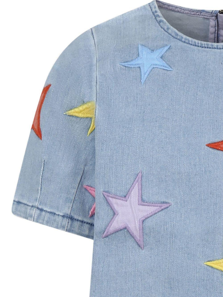 Abito azzurro chiaro per bambina