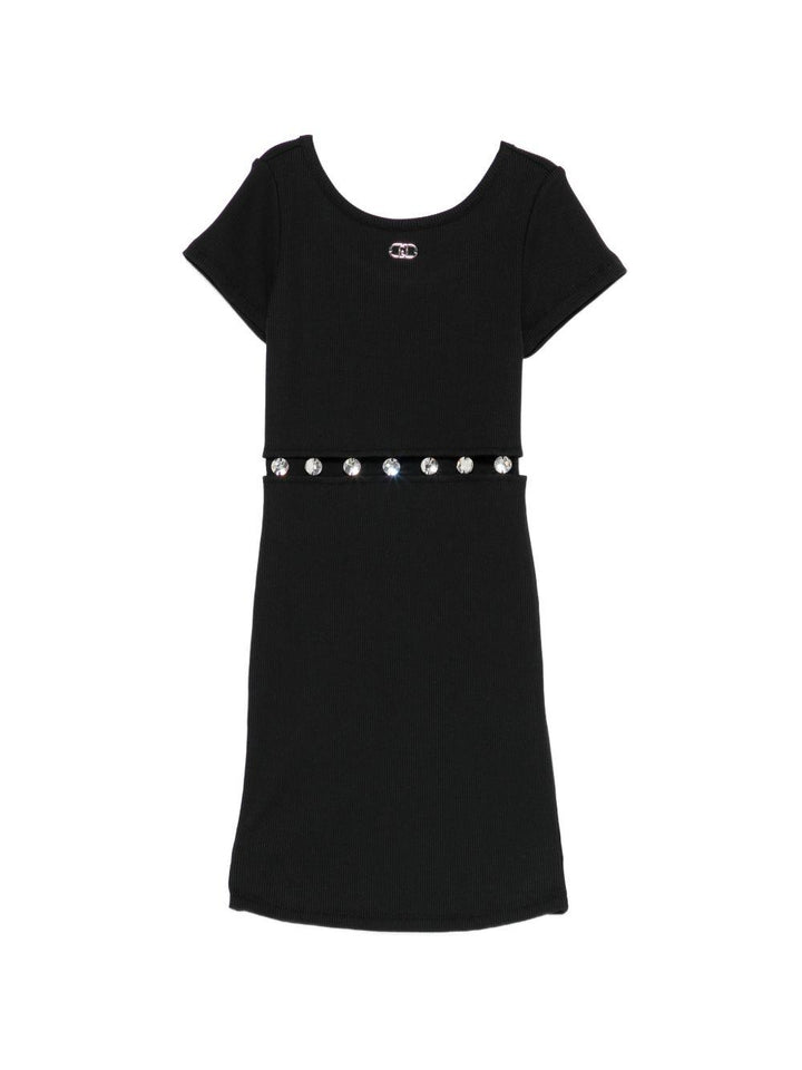 Abito nero per bambina GA6144J4822 22222 Liu Jo 