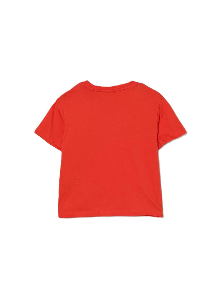 T-shirt rossa per bambino S6MSJUTH001 MS074 Msgm Kids 