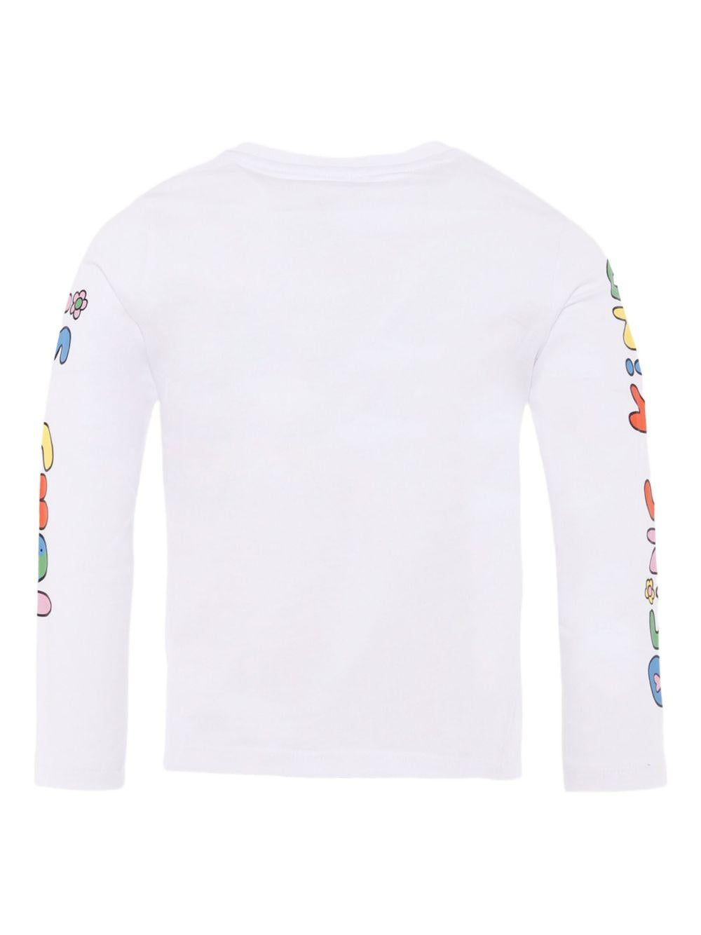 T-shirt bianco per bambino TX8A00Z0434 100 Stella McCartney Kids 