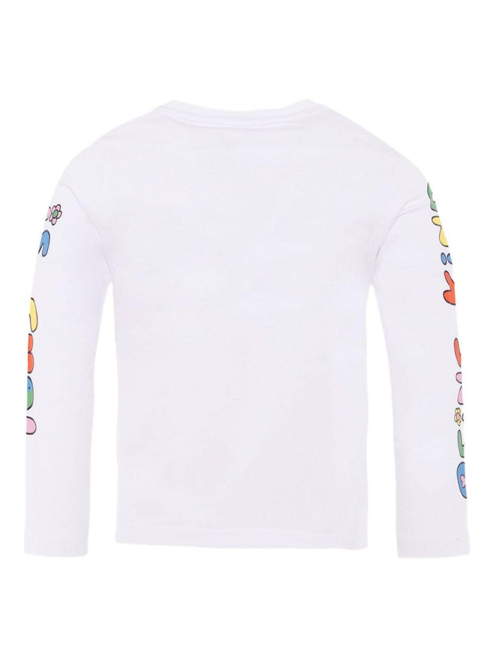 T-shirt bianco per bambino TX8A00Z0434 100 Stella McCartney Kids 