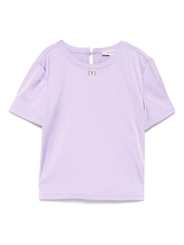 T-shirt viola lilla per bambina
