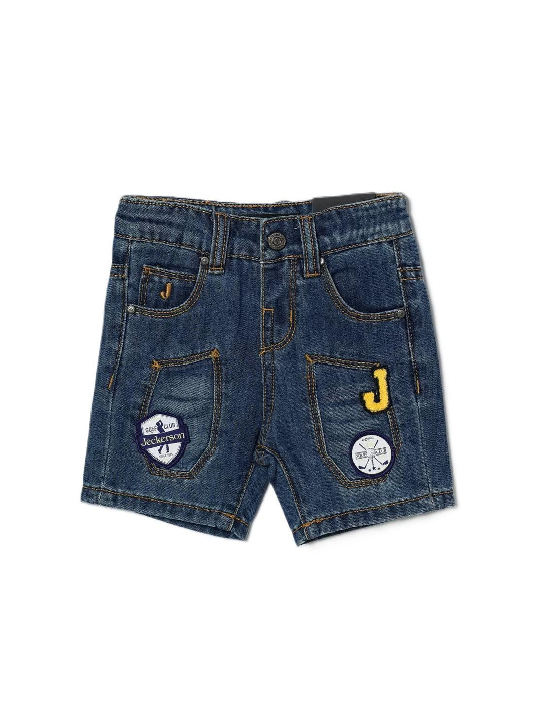Bermuda di jeans blu per neonato JN5467PS26 RE068 Jeckerson Kids 
