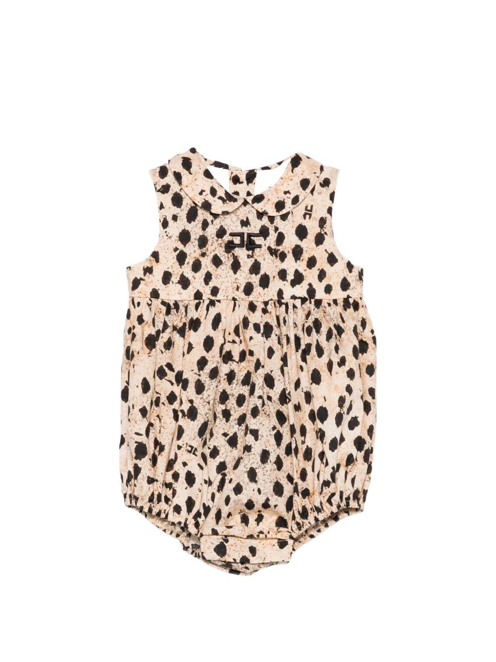 Tutina animal print per neonata ENPG0600CAE07 D640 Elisabetta Franchi Kids 