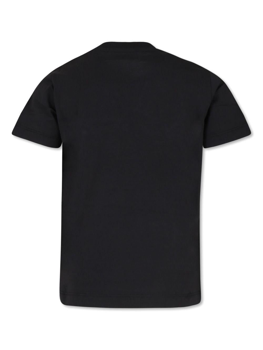 T-shirt nero per bambino 9548C0001089AFV 999 Moncler Kids 