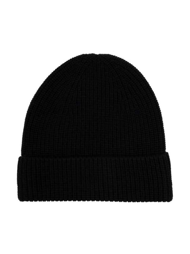 Cappello unisex in lana nero