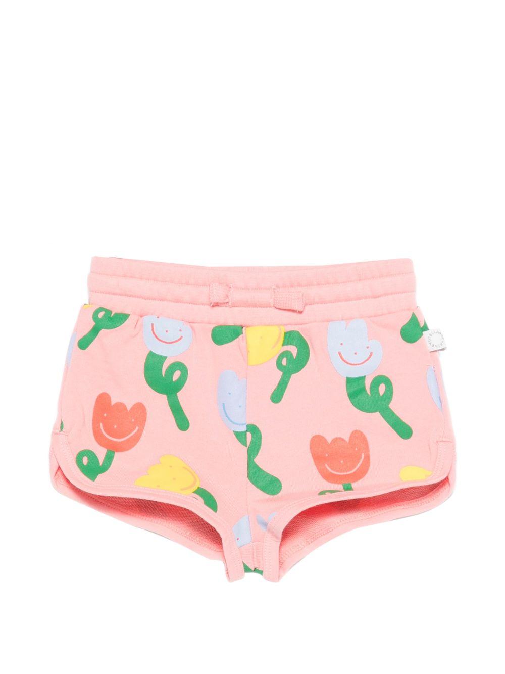 Bermuda rosa per neonata TY6109Z3559 509MC Stella McCartney Kids 