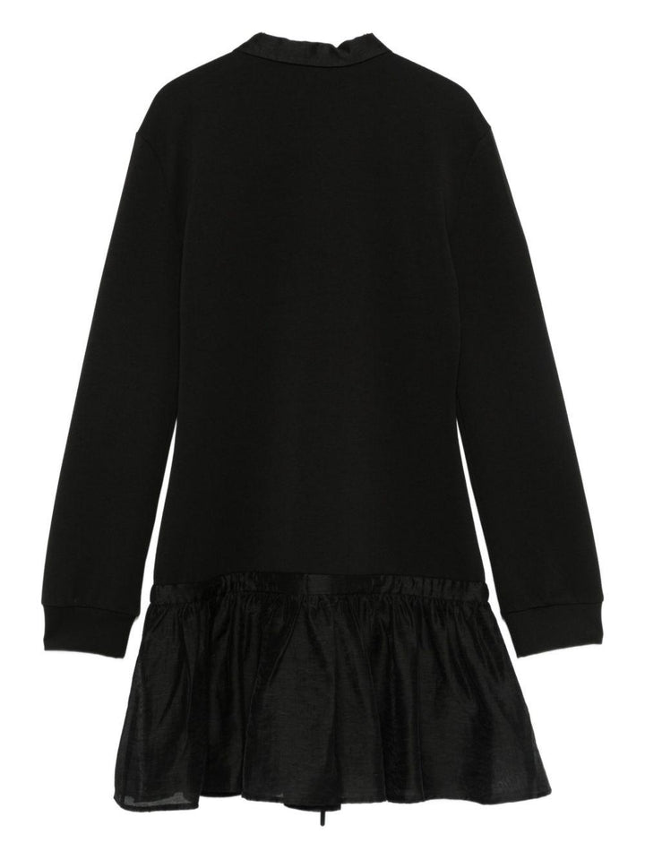 Abito nero per bambina KFAB027CTV096 D821 Pinko Kids 