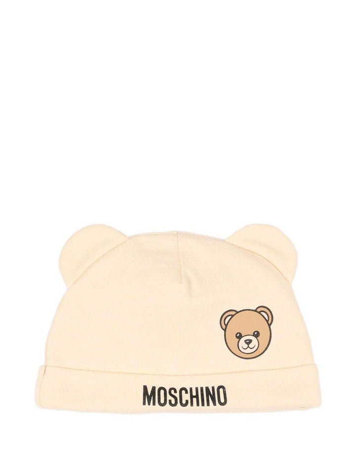 Kit tutina beige per neonato MUY09PLCA40 20404 Moschino Kids 
