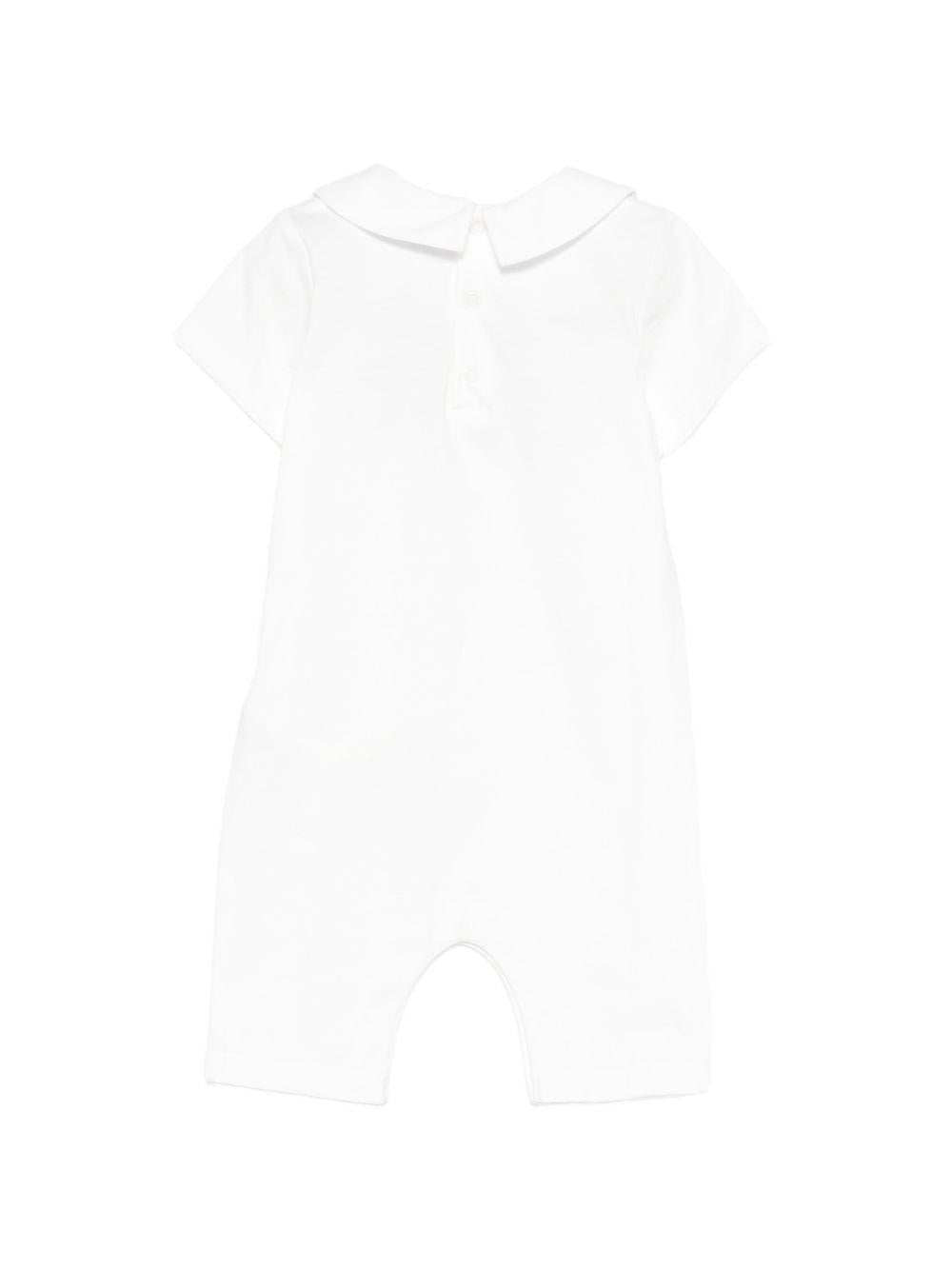 Tutina bianca per neonato MUT04OLAA01 10063 Moschino Kids 