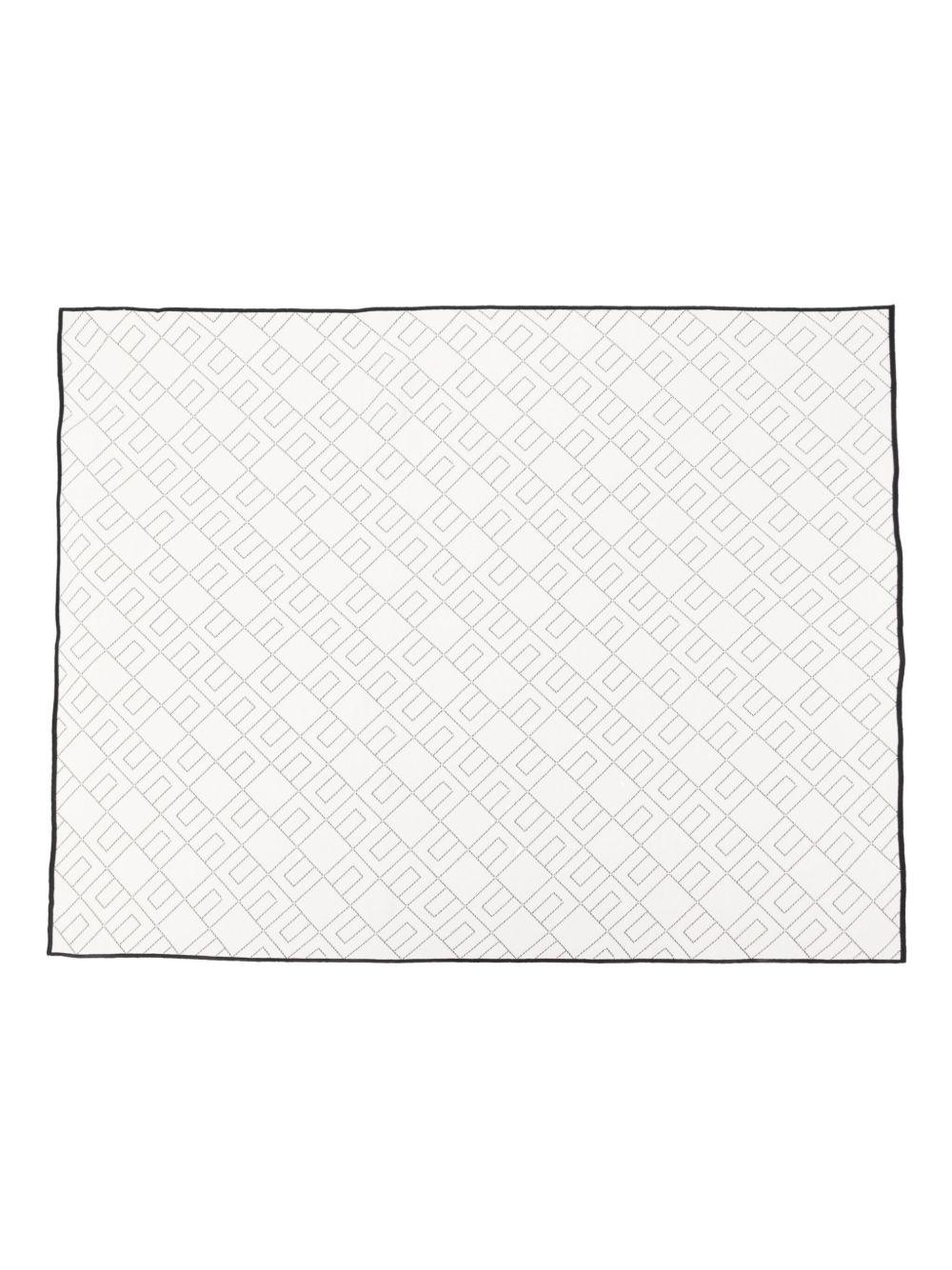 Coperta bianco per neonata ENCO080CFL229 D759 Elisabetta Franchi Kids 