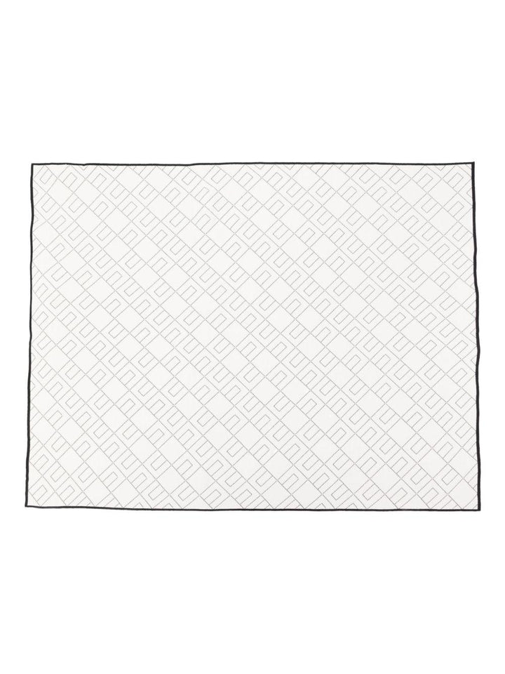 Coperta bianco per neonata ENCO080CFL229 D759 Elisabetta Franchi Kids 