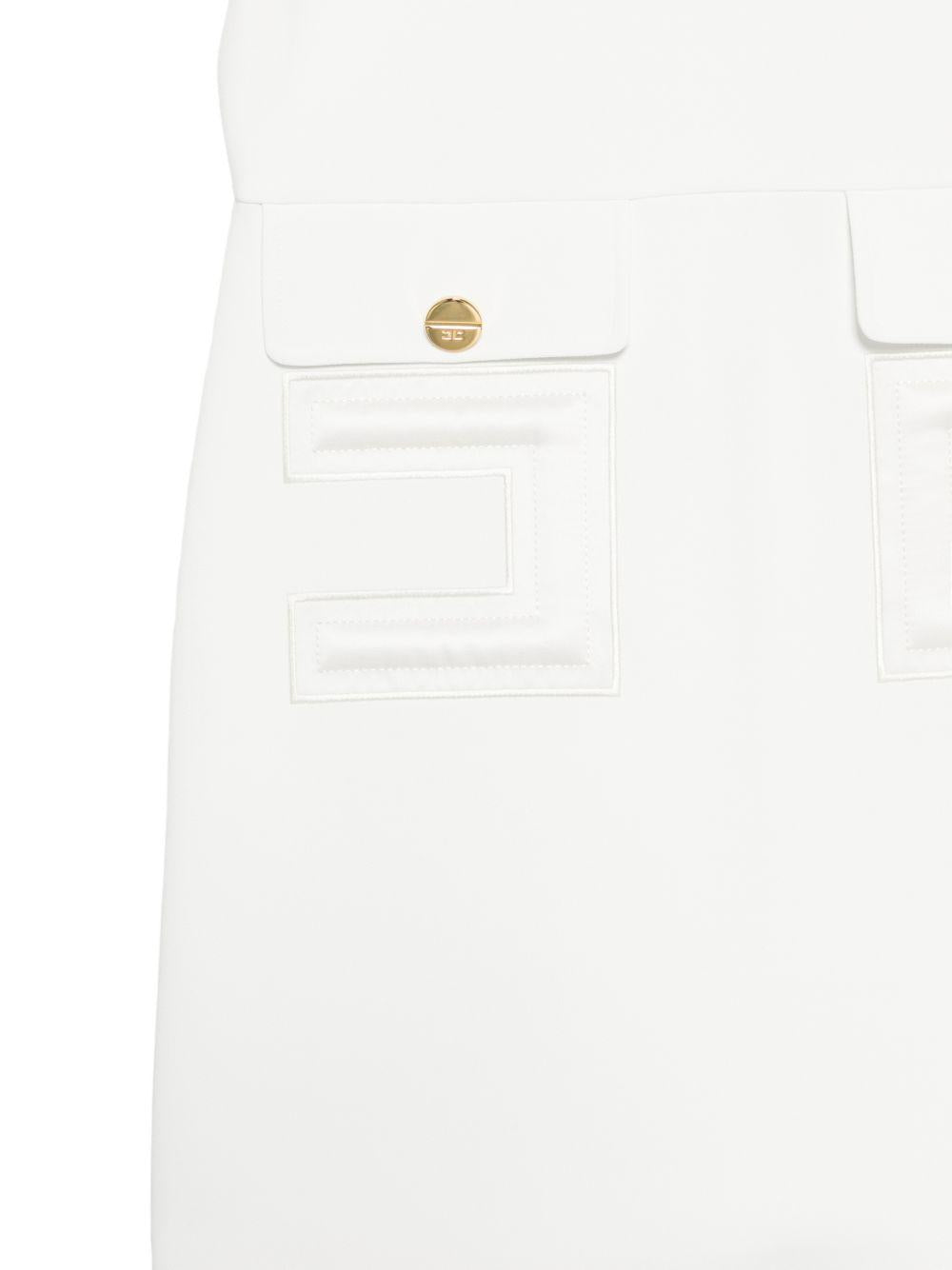 Abito bianco per bambina EFAB6460GA022 0004 Elisabetta Franchi Kids 