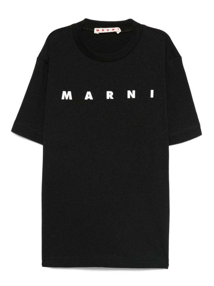 T-shirt nero per bambino M01601M00RF 0M900 Marni Kids 