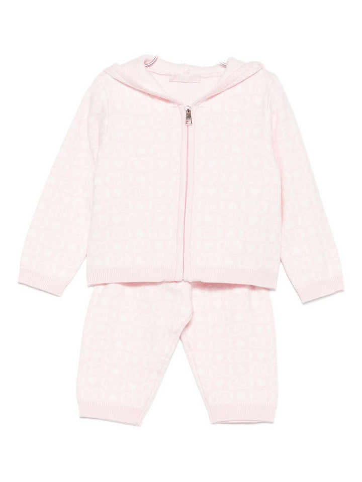 Completo sportivo rosa per neonata HF5081MA07E D6474 Liu Jo 