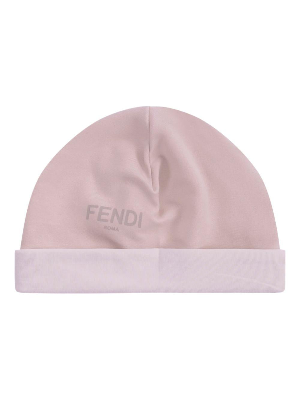 Tutina rosa cipria per neonata BUK1608RA F19J5 Fendi Kids 