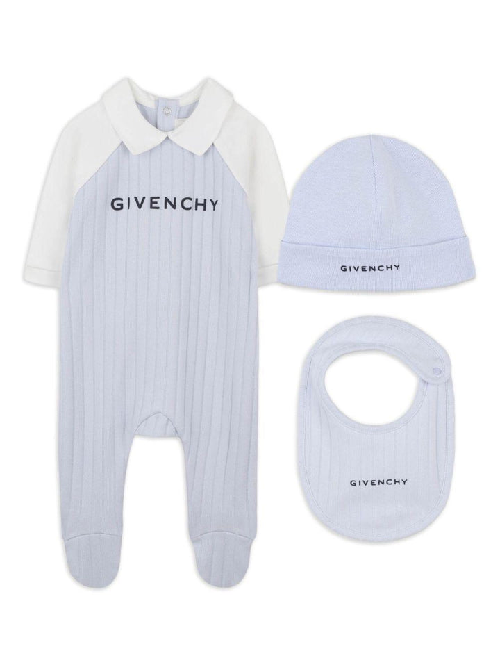 Pigiama azzurro/bianco per neonato H30864 771 Givenchy Kids 