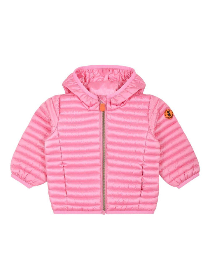 Giubbotto rosa per neonata