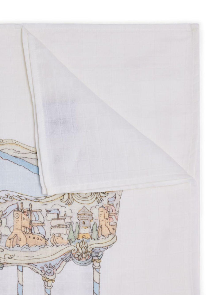 Coperta bianca per neonato CACQCARB BU Atelier Choux 