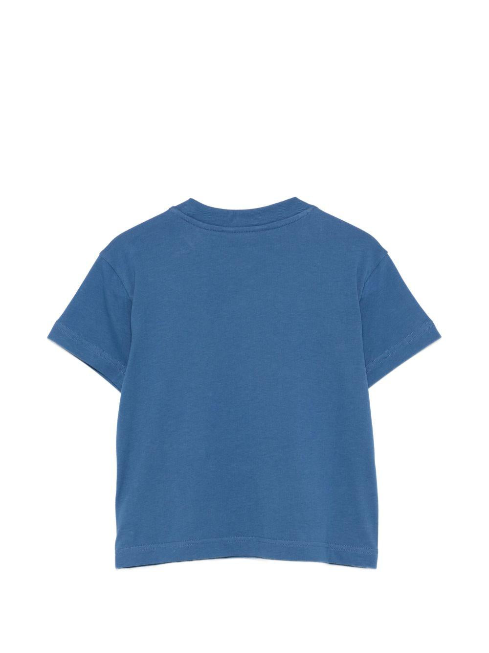 T-shirt blu per bambino PBAA003S26JER001 060 Palm Angels Kids 