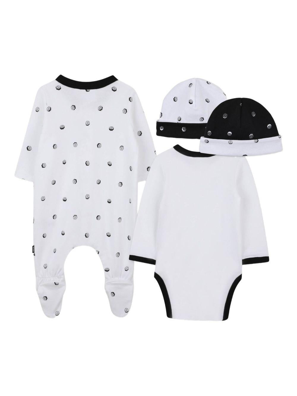 Tutina bianco/blu per neonato J52492 10P Boss Kids 