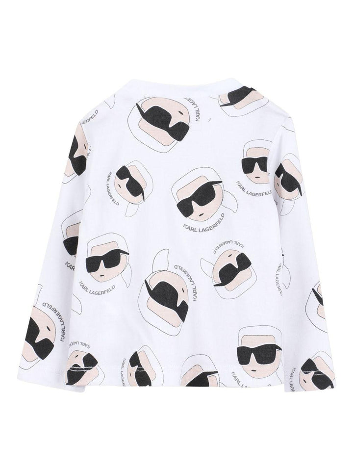 Completo nero/bianco per neonato Z30664 09B Karl Lagerfeld Kids 
