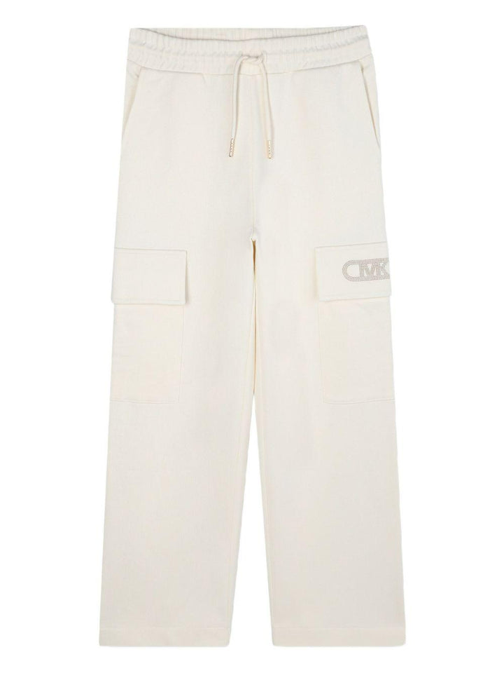 Pantalone crema per bambina R30453 190 Michael Kors Kids 