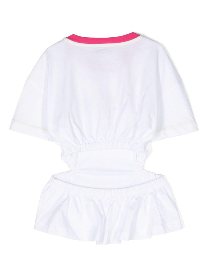 White t-shirt for girls with logo