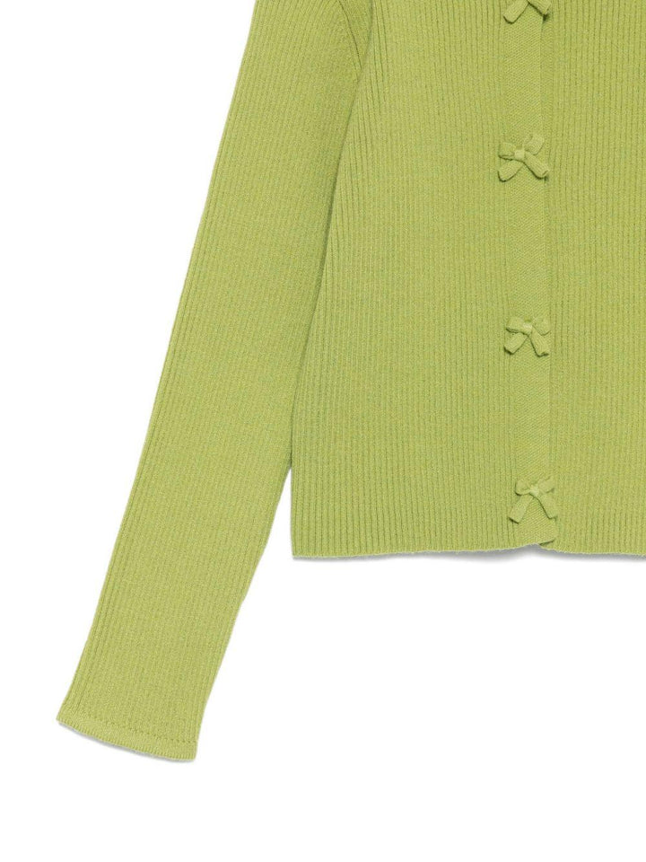 Cardigan verde oliva per bambina 252GB3011 12576 Twin Set 