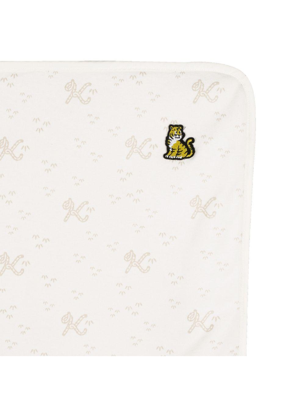 Coperta bianca per neonato K61858 117 Kenzo Kids 