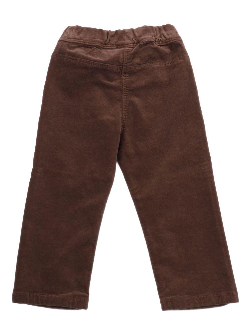 Pantalone marrone per neonato A25GPL0009V6006 183 Il Gufo 
