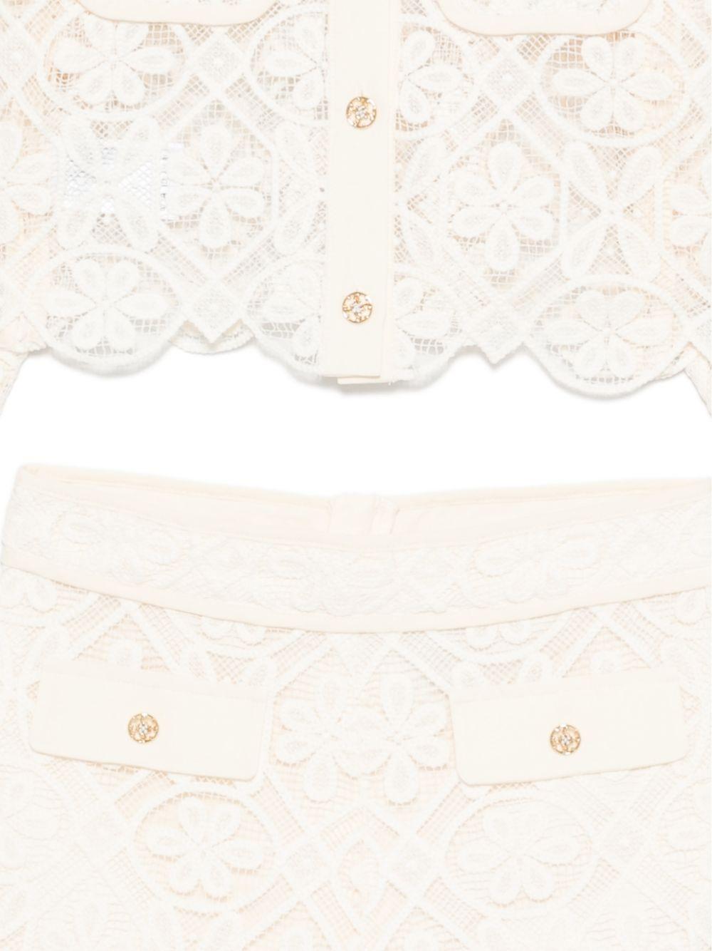 Completo bianco per bambina 5288 004 Abel & Lula 