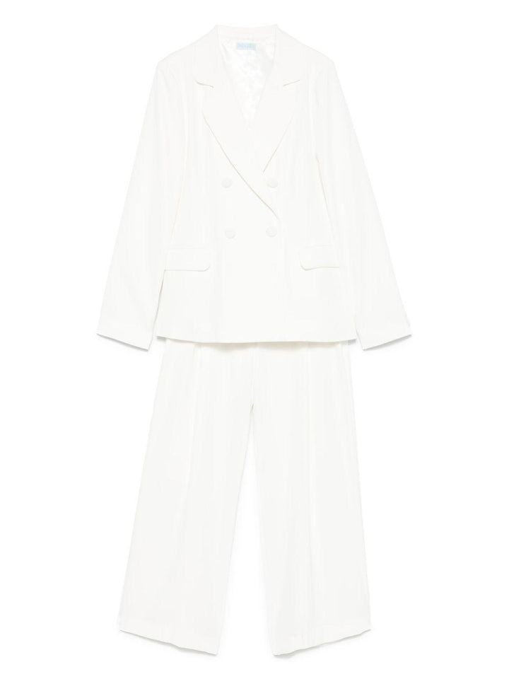 Completo elegante bianco per bambina