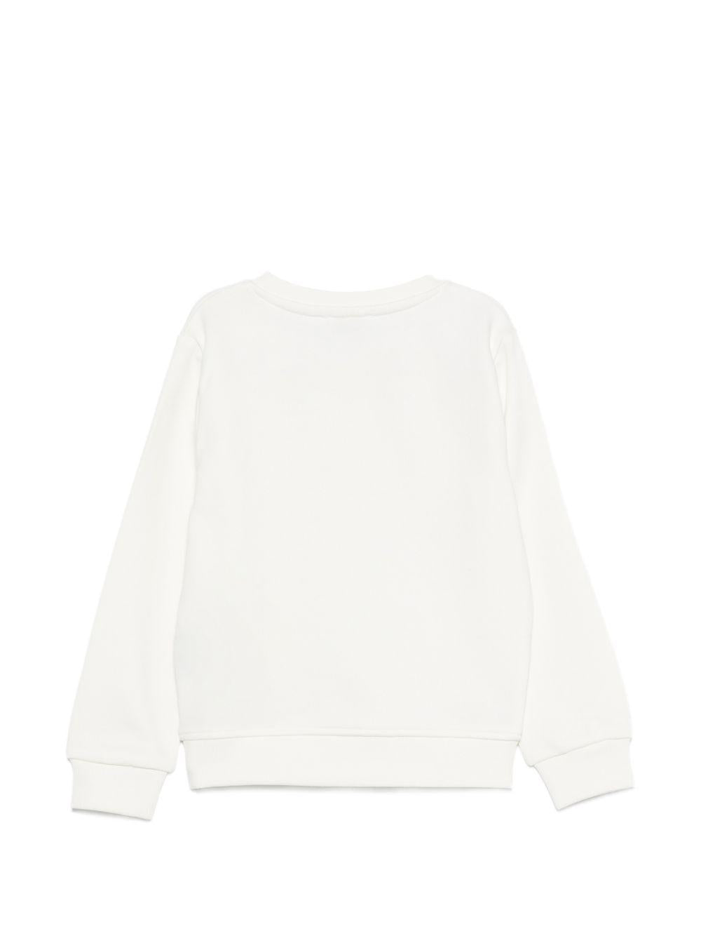 Felpa bianca per bambino TIP26084FEK O-W Trussardi Kids 