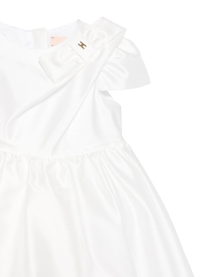 Abito bianco per neonata EGAB2320TV032 0004 Elisabetta Franchi Kids 