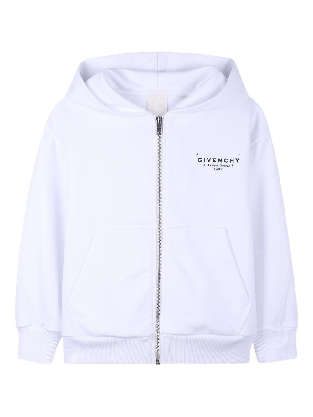 Felpa bianca per bambino H31076 10P Givenchy Kids 