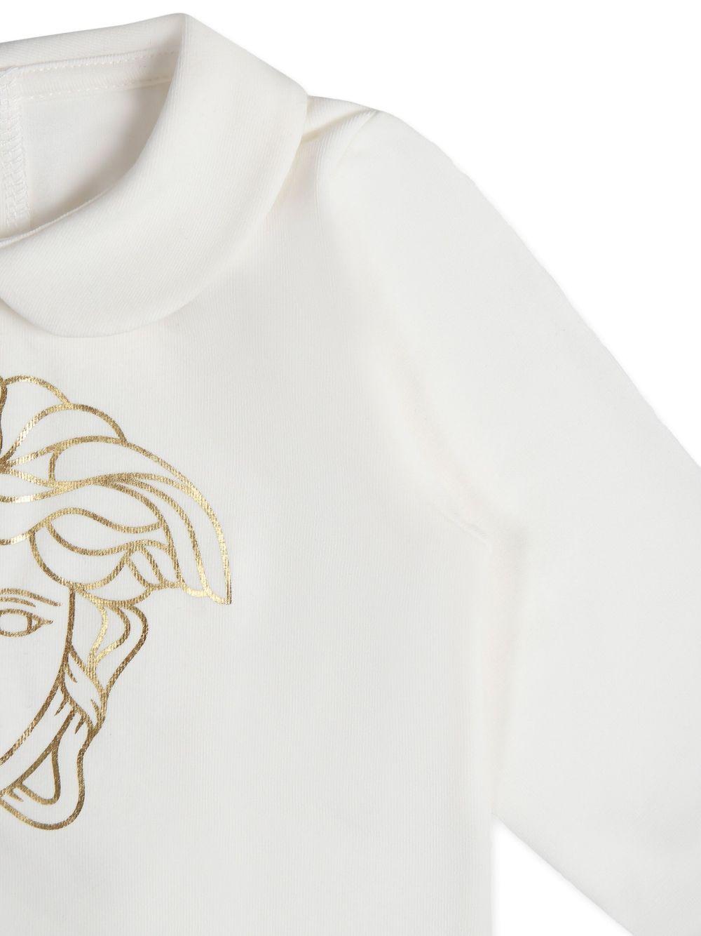 Tutina bianca per neonato 10002871A09538 2W110 Versace Kids 