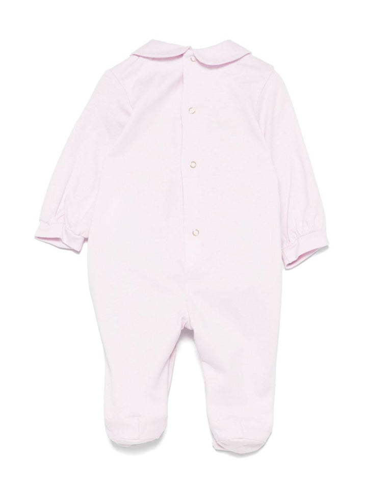 Tutina rosa quarzo per neonata ENTU1310JF054 C035 Elisabetta Franchi Kids 