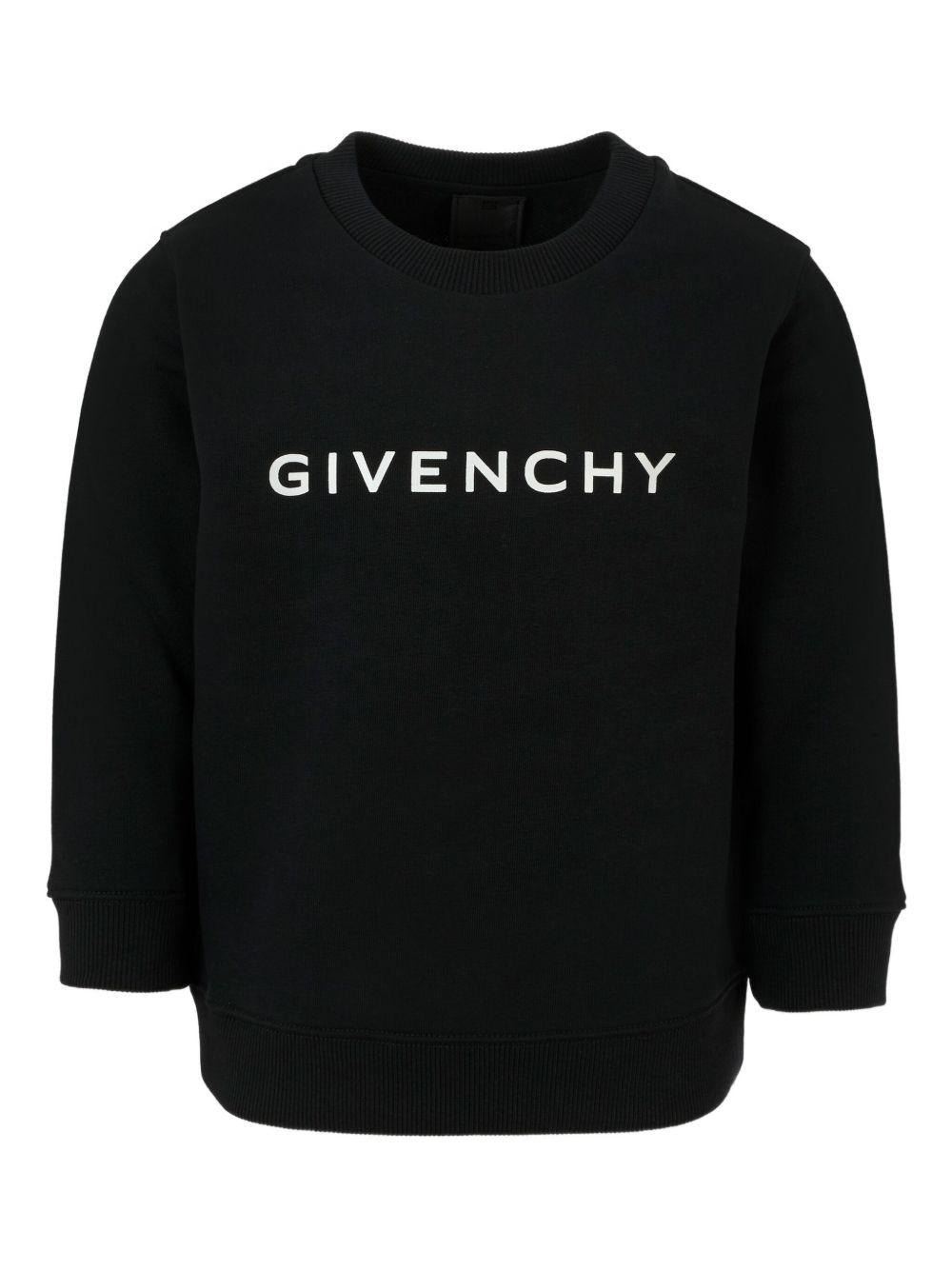 Felpa nera per bambino H30937 09B Givenchy Kids 