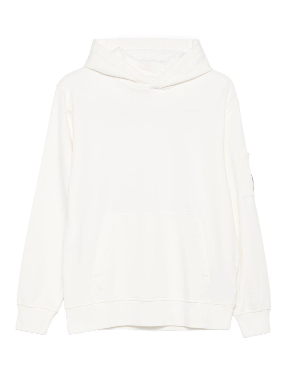 Felpa bianca per bambino CMF00YLCA76 10135 C.P Company Kids 