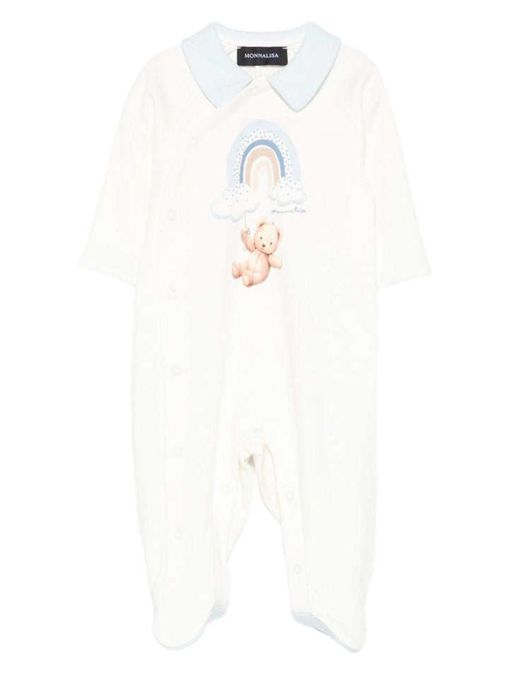 Tutina bianca per neonato 22F2016000 0152 Monnalisa Kids 