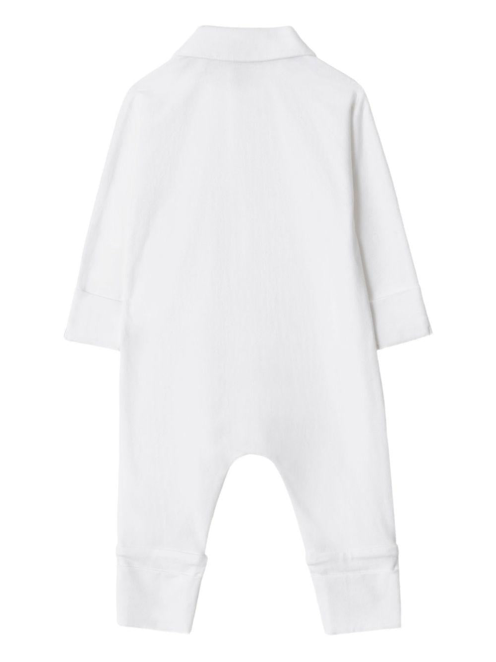 Tutina bianca per neonato 8119819 A1464 Burberry Kids 