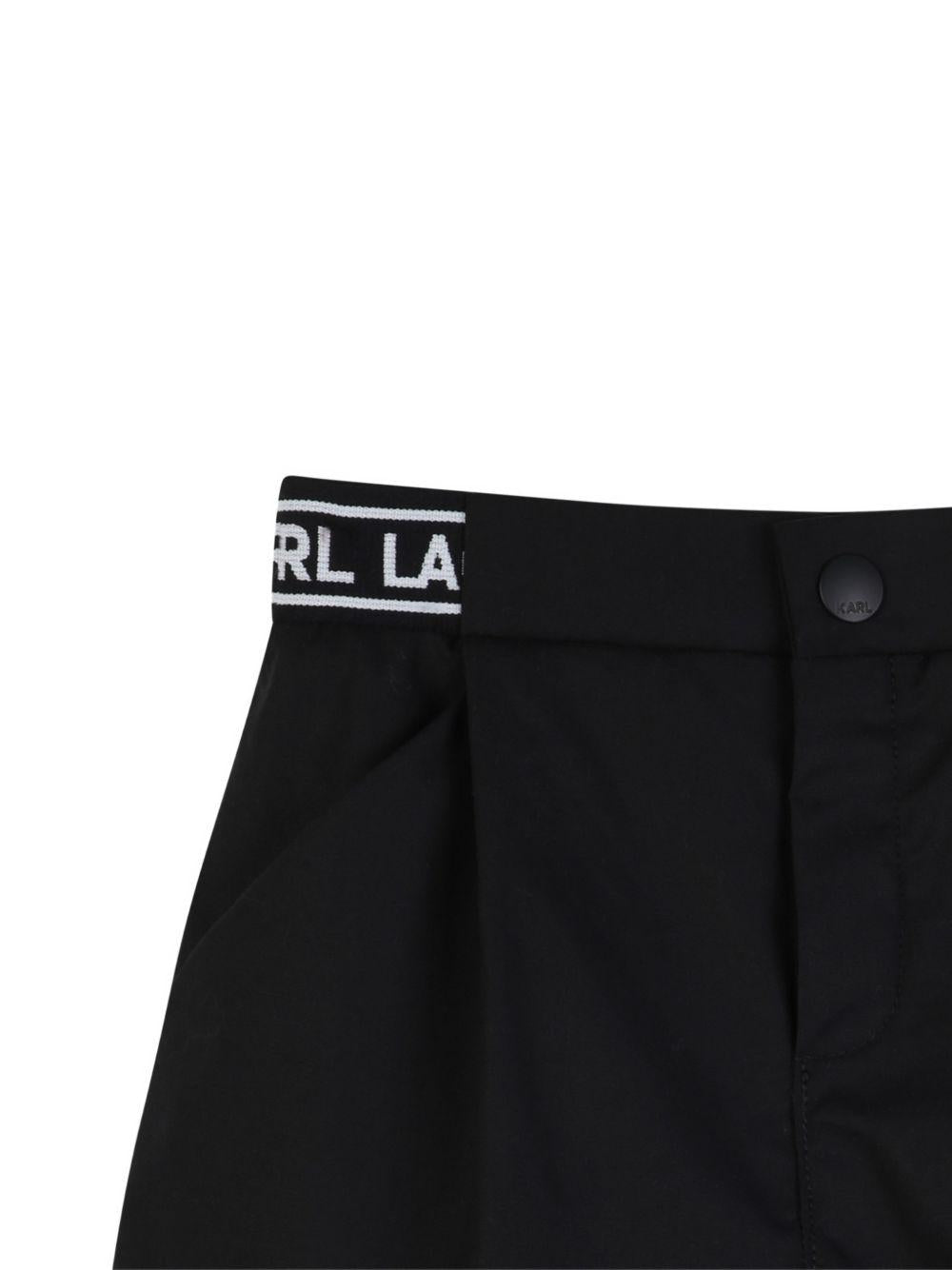 Completo bianco/nero per neonato Z31077 10P Karl Lagerfeld Kids 