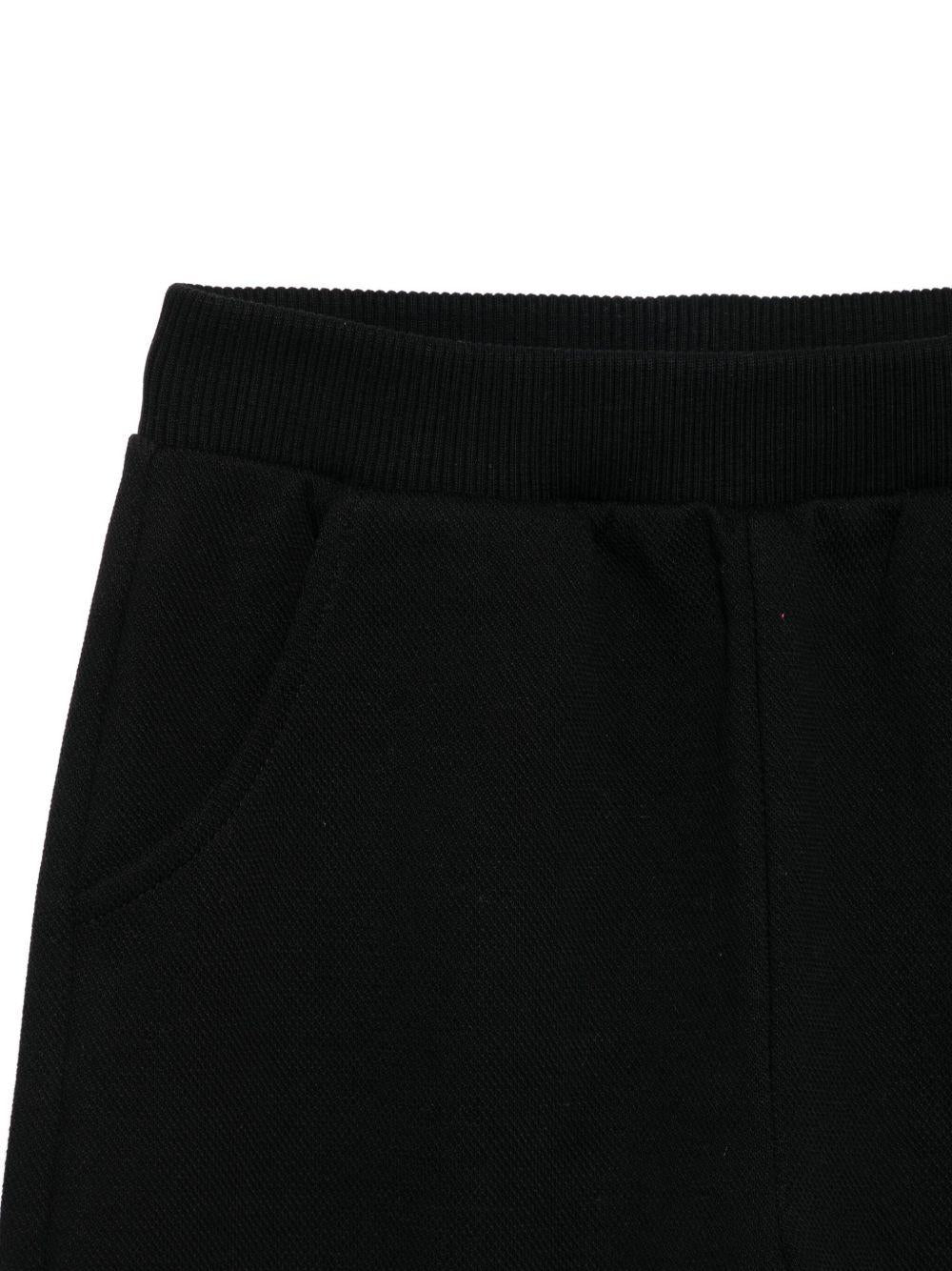 Completo sportivo nero per neonato MUK05FLCA64 60100 Moschino Kids 