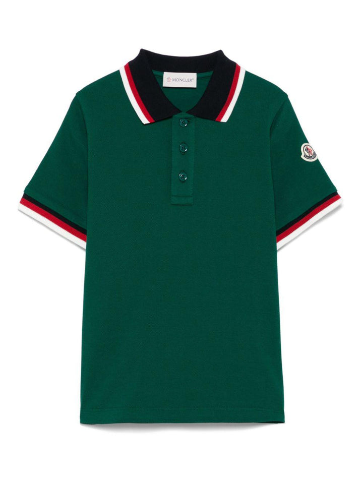 Polo verde foresta per bambino